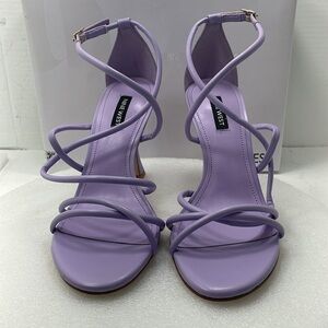 Nine West Besasy Strappy Dress Sandals, Purple, Women Size 9M Item#714/715